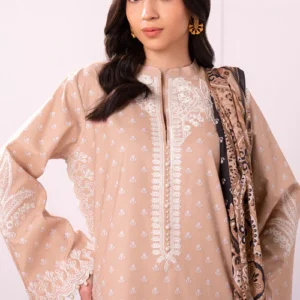 Embroidered - 3 Pc Lawn Suit (Lawn Dupatta)
