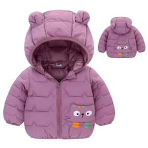 Kids Winter Coats With Hood Lambs With Caps and Ear