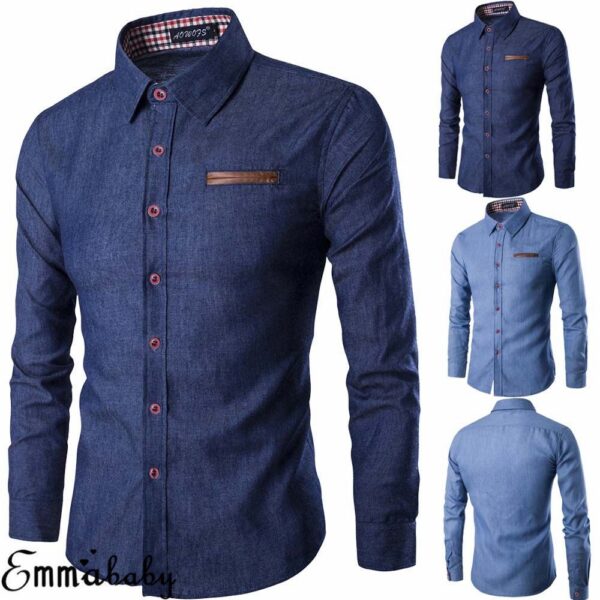 Mens Formal Shirts, For Anti-Wrinkle, Size : XL - Image 6